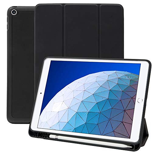 Apple iPad Air (第3世代) ブラックカバー付き iPad Air / Air2 Air3 第3世代 スキンシール ケース カバー フィルム